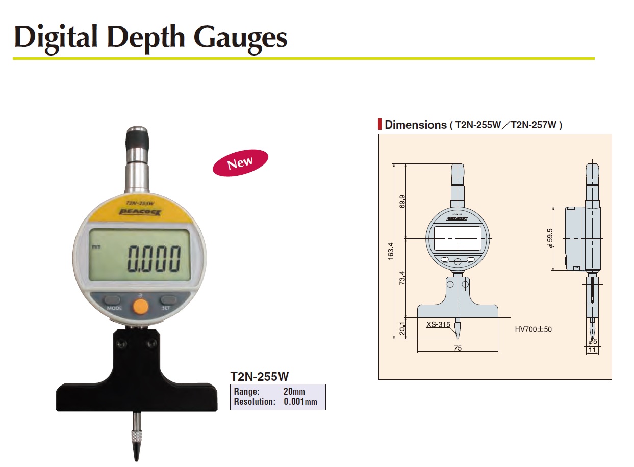 Ichiban Precision Sdn Bhd - Peacock - Peacock Digital Thickness Gauges ...